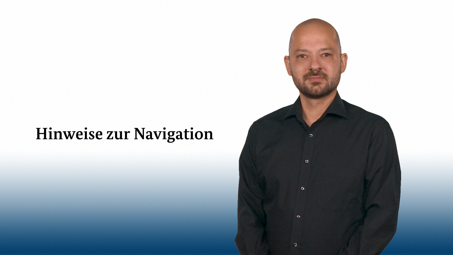 Startbild zum Video zur Navigation des Deutschlandatlasses in deutscher Gebärdensprache.