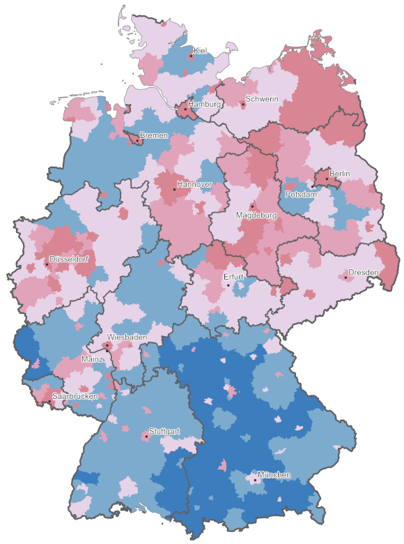 Kartenvorschau: Indikator Arbeitslosenquote