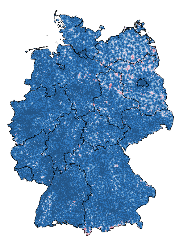 Kartenvorschau: Indikator Erreichbarkeit von Grundschulen