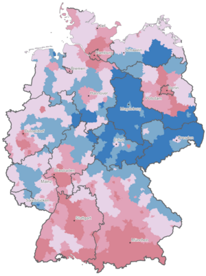 Kartenvorschau zu den Angebotsmieten auf Ebene der Kreise und kreisfreien Städte