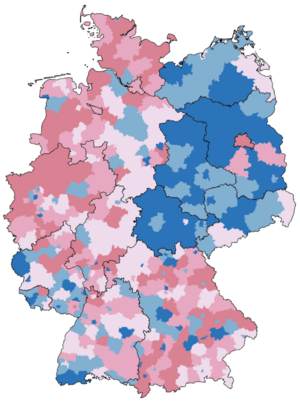 Kartenvorschau: Indikator Veränderung des Arbeitsvolumens