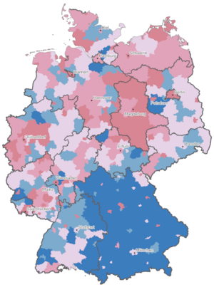 Kartenvorschau: Indikator Überschuldung von Privatpersonen