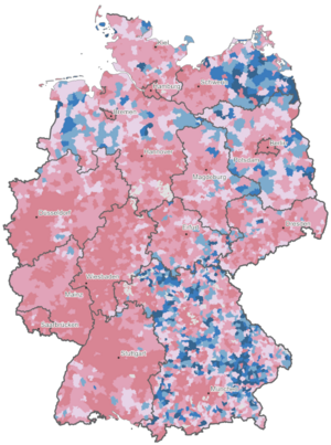 Kartenvorschau: Indikator Erreichbarkeit des Öffentlichen Nahverkehrs (Zugang zu Haltestellen)
